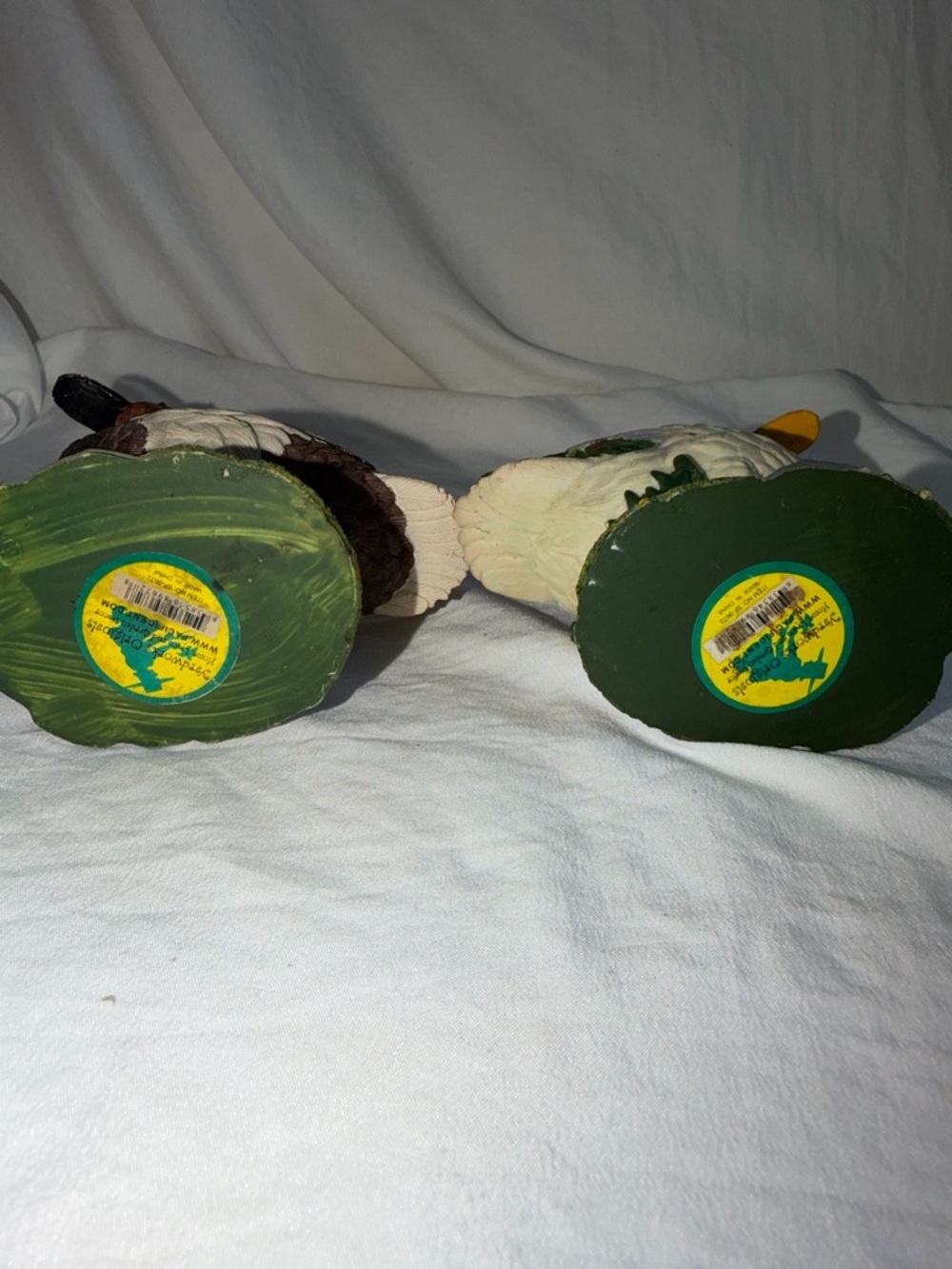 Yardworks Originals Decorative Duck Figurines - Mallard & Canvasback - Set of 2 - Picture 5 of 16